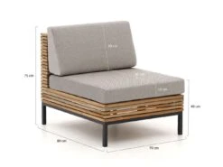 ROUGH-D Lounge Mittelelement 70 Cm