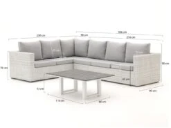 Intenso Carpino/Bolano Hoek Loungeset 3-delig Links