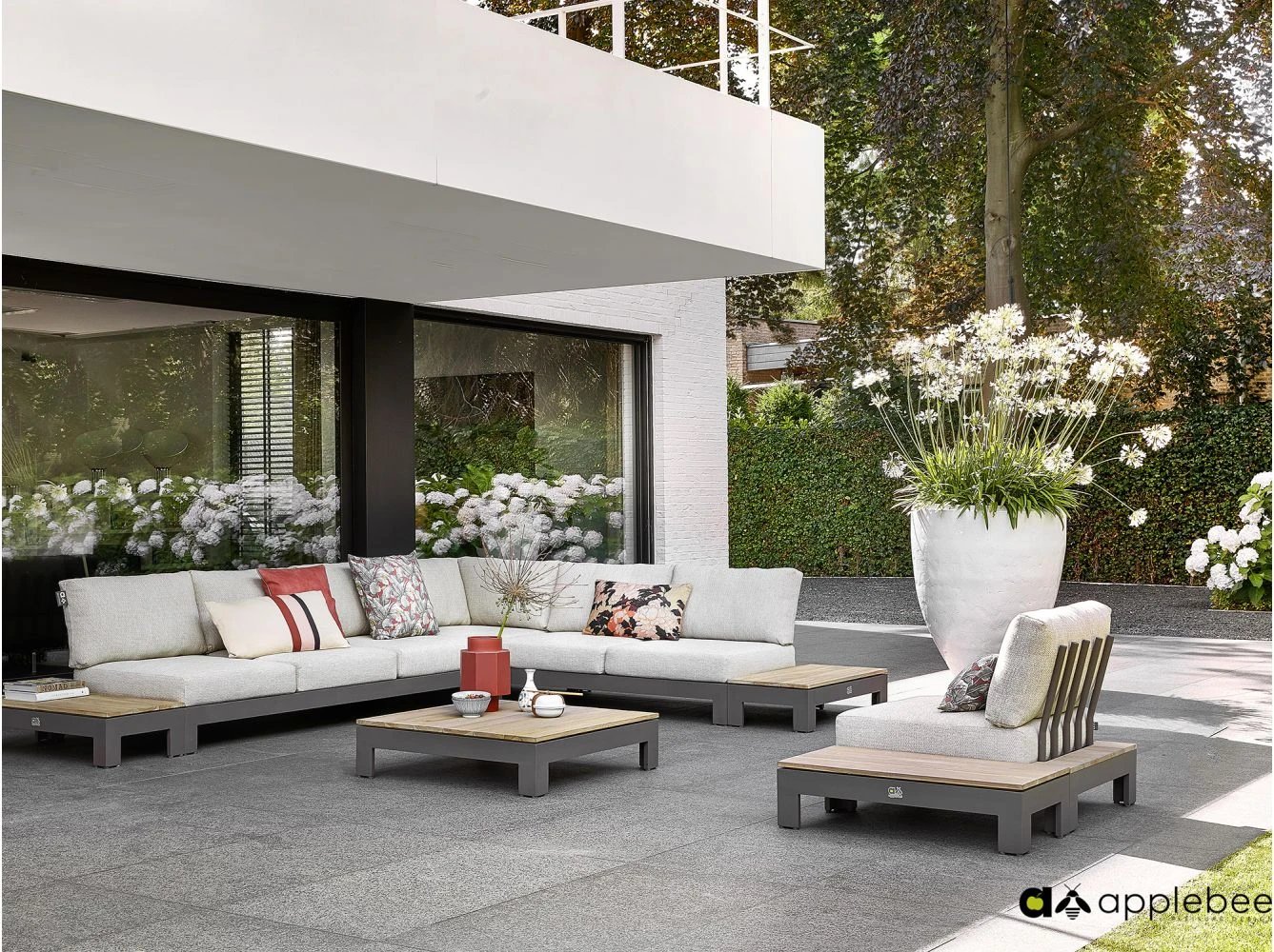 Apple Bee Sticks And More Ecklounge-Set 4-teilig 4 Apple Bee Sticks And More Ecklounge-Set 4-teilig – Bild 2