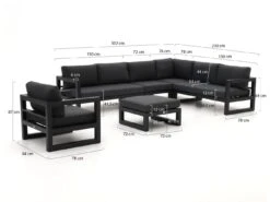 Forza Citerna Ecklounge-Set 6-teilig