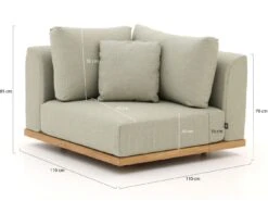 SUNS Aspen Lounge Eckelement 107cm