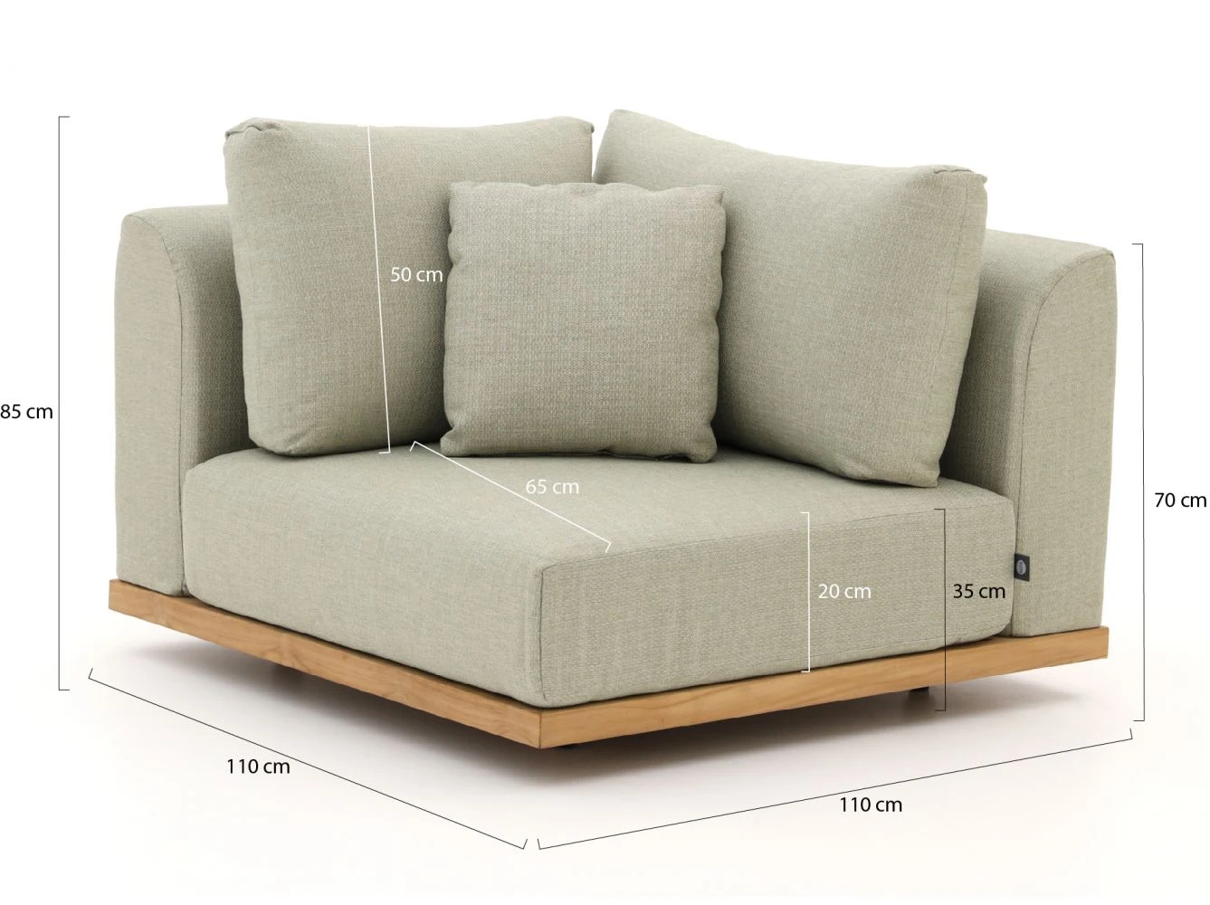 SUNS Aspen Lounge Eckelement 107cm 3 SUNS Aspen Lounge Eckelement 107cm