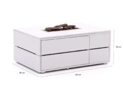 Cosipure Lounge Feuertisch 120x80x50 Cm