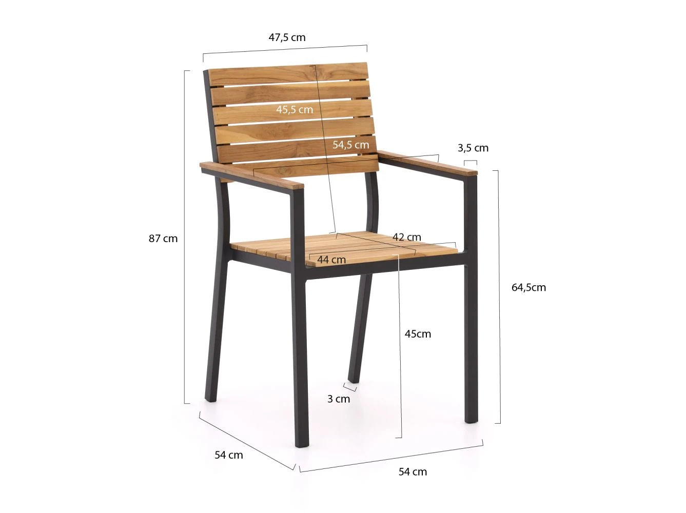 Bellagio Lovero Gartenstuhl Stapelbar 3 Bellagio Lovero Gartenstuhl Stapelbar