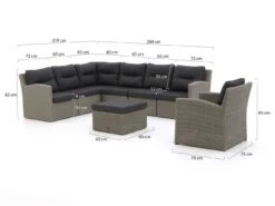 Intenso Fellini Ecklounge-Set 8-teilig Links