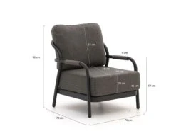 Bellagio Pianello SSessel-Sofa Lounge-Set 4-teillig