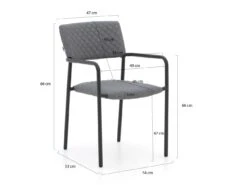 Il Tempo Todi Gartenstuhl Stapelbar