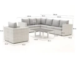Intenso Carpino/Bolano Hoek Loungeset 4-delig Links