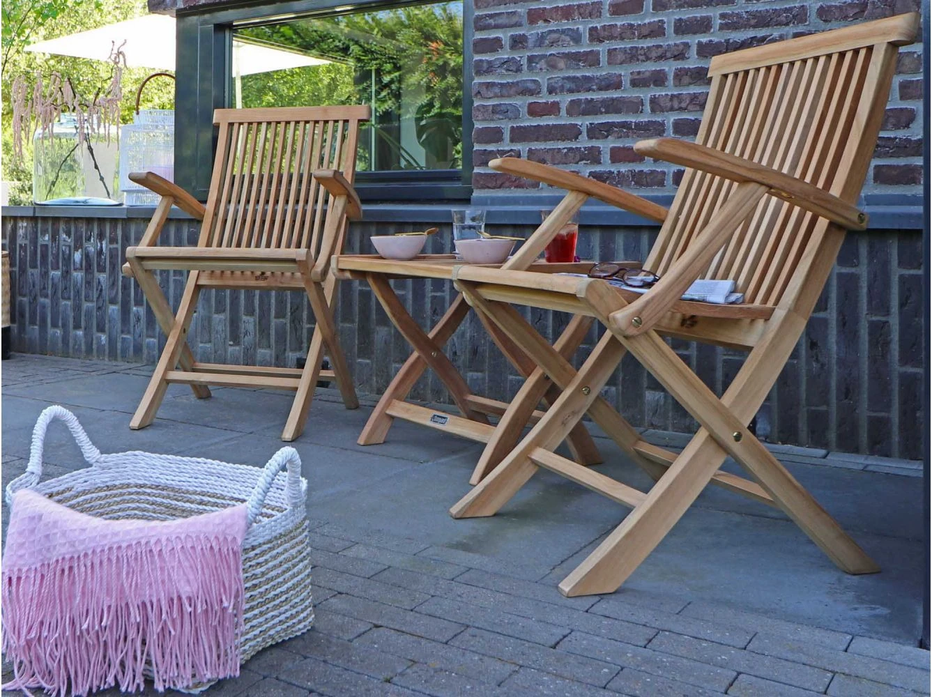 Sunyard Leeds Gartenstuhl Zusammenklappbar 4 Sunyard Leeds Gartenstuhl Zusammenklappbar – Bild 2