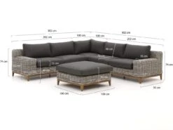 Intenso Davoli Ecklounge-Set 4-teilig