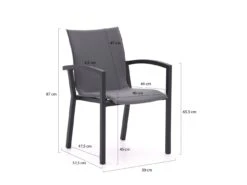 SUNS Verona Gartenstuhl Stapelbar