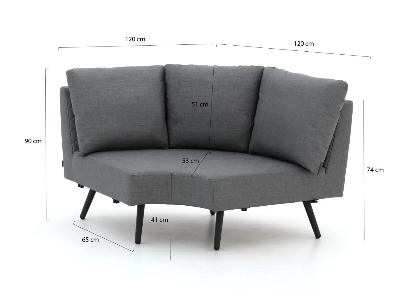 Il Tempo Giulia Lounge Eckelement 164 Cm 3 Il Tempo Giulia Lounge Eckelement 164 Cm