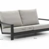 Bellagio Vezzano Gartensofa 2,5 Personen 180 Cm