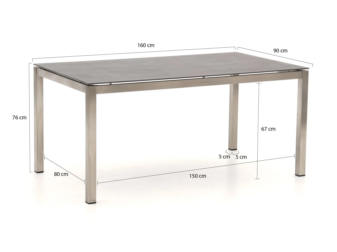 Bernstein Freiburg Gartentisch 160x90x76 Cm 3 Bernstein Freiburg Gartentisch 160x90x76 Cm