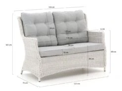 Intenso Milano Gartensofa 133cm