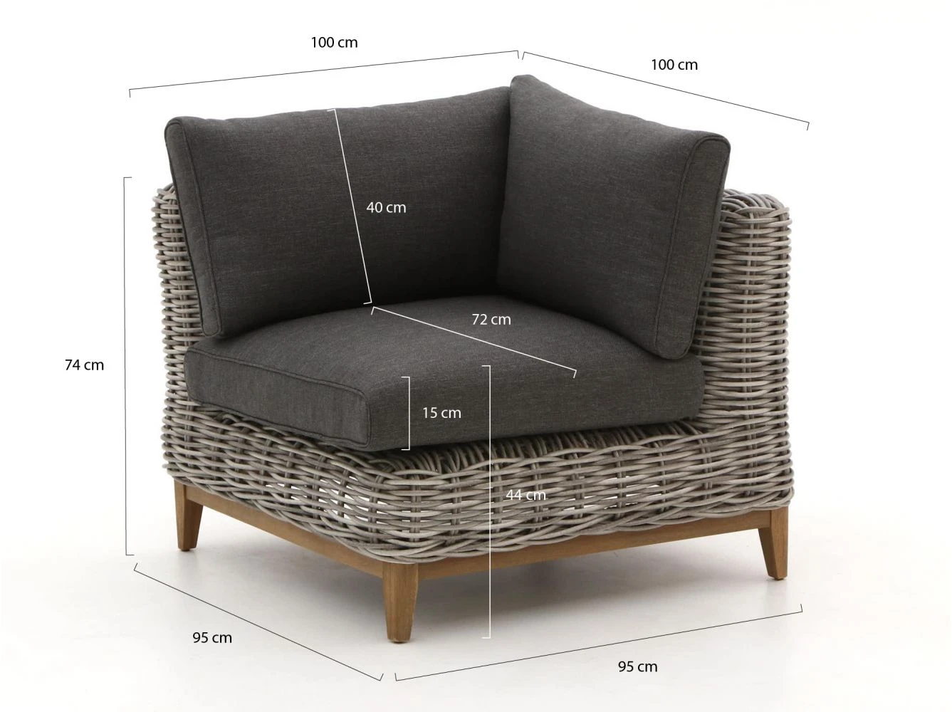 Intenso Davoli Lounge Eckelement 3 Intenso Davoli Lounge Eckelement