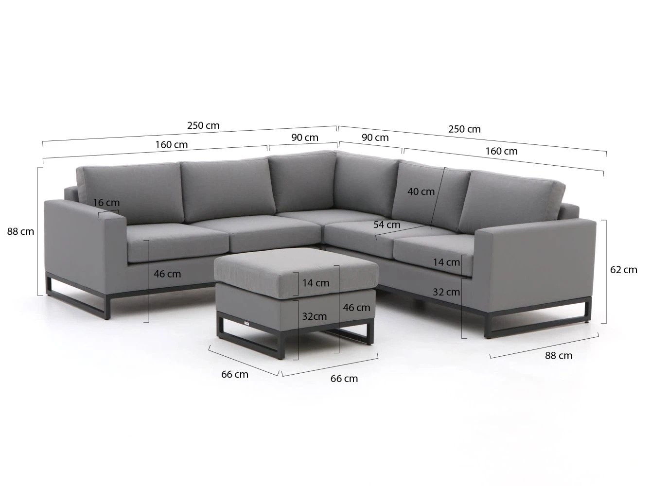 Il Tempo Del Capo Ecklounge-Set 4-teilig 3 Il Tempo Del Capo Ecklounge-Set 4-teilig