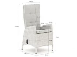 Intenso Fabrizi Gartenstuhl Hochlehner Mit Hocker