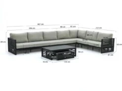 Bellagio Cadora Ecklounge-Set 5-teilig Rechts