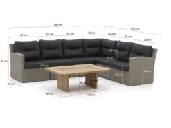 Intenso Fellini/ROUGH-L Ecklounge-Set 7-teilig