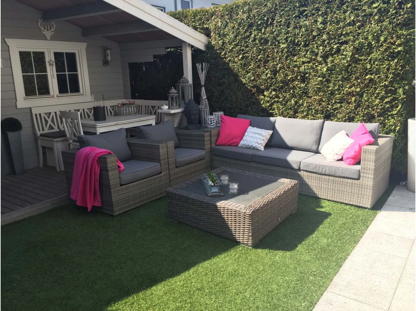 Forza Giotto Sessel-Sofa Lounge-Set 4-teilig 4 Forza Giotto Sessel-Sofa Lounge-Set 4-teilig – Bild 2