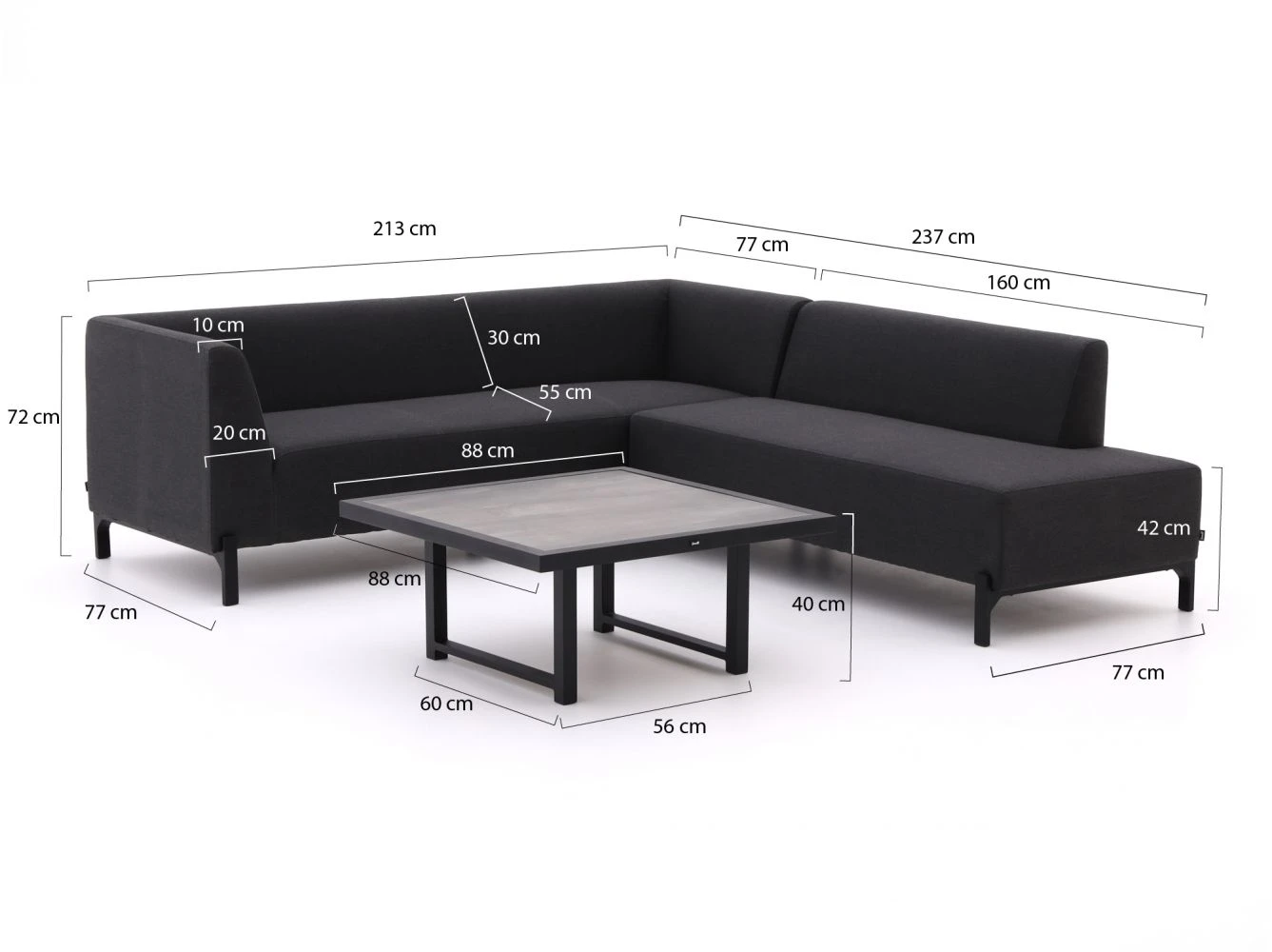 Hartman Dion Ecklounge-Set 3-teilig 2 Hartman Dion Ecklounge-Set 3-teilig