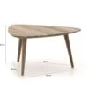 ROUGH-K Loungetisch 90x90x45 Cm