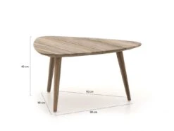 ROUGH-K Loungetisch 90x90x45 Cm