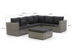 Intenso Carpino Ecklounge-Set 3-teilig Rechts