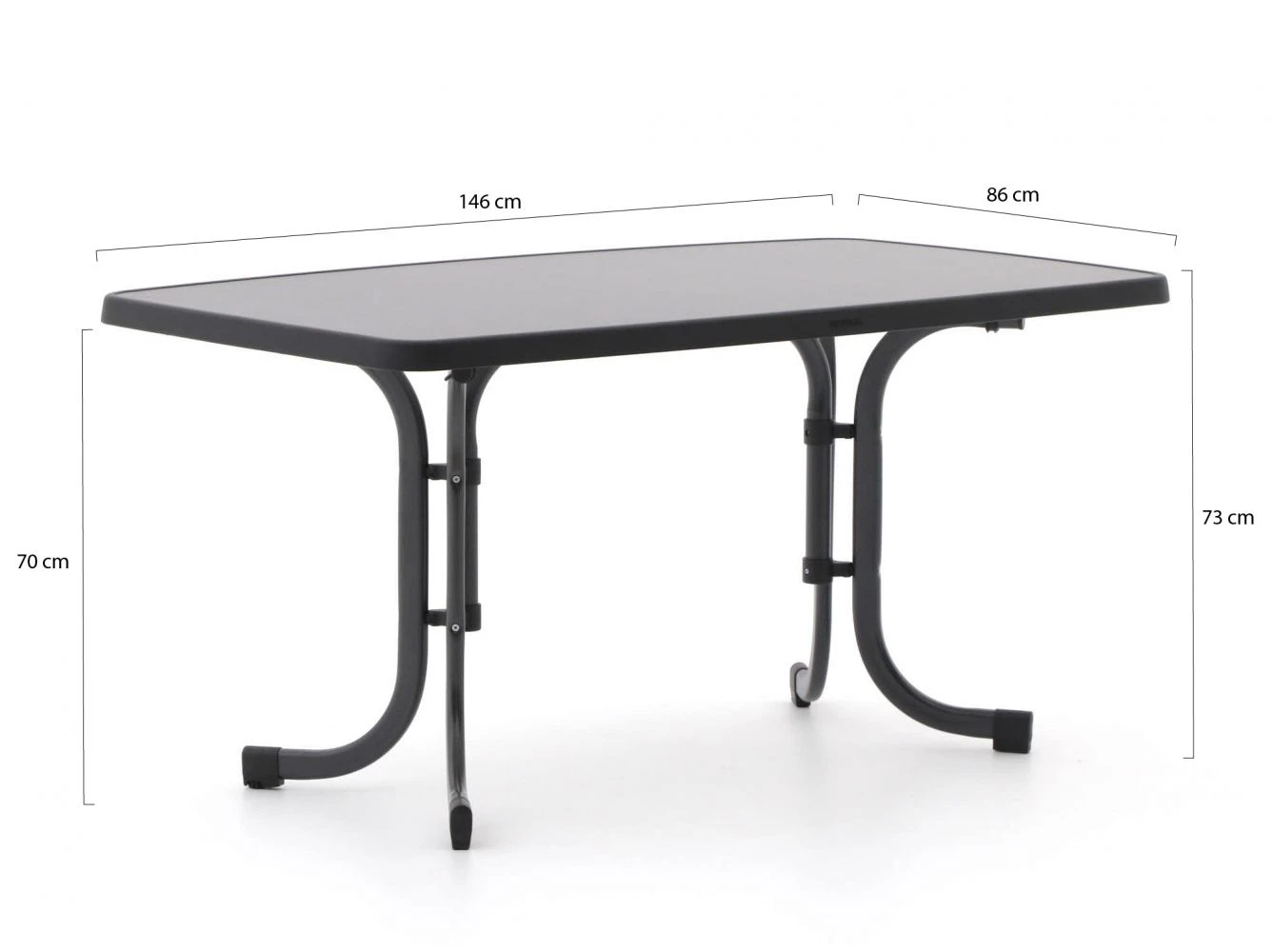 Sieger Mecalit Gartentisch Klappbar 150x90x73 Cm 3 Sieger Mecalit Gartentisch Klappbar 150x90x73 Cm