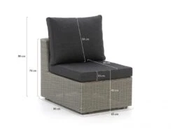 Intenso Carpino Lounge Mittelelement 65 Cm