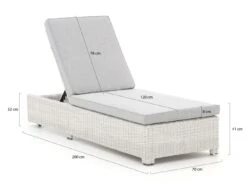 Intenso Carpino/Velino Gartenliegen-Set 3-teilig