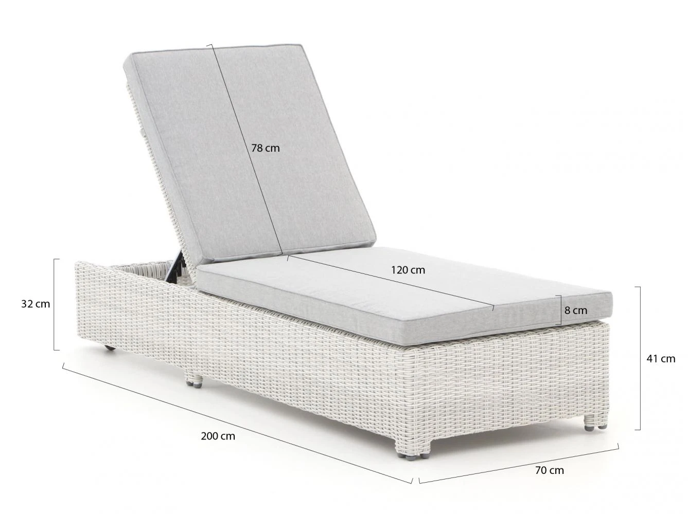 Intenso Carpino/Velino Gartenliegen-Set 3-teilig 3 Intenso Carpino/Velino Gartenliegen-Set 3-teilig