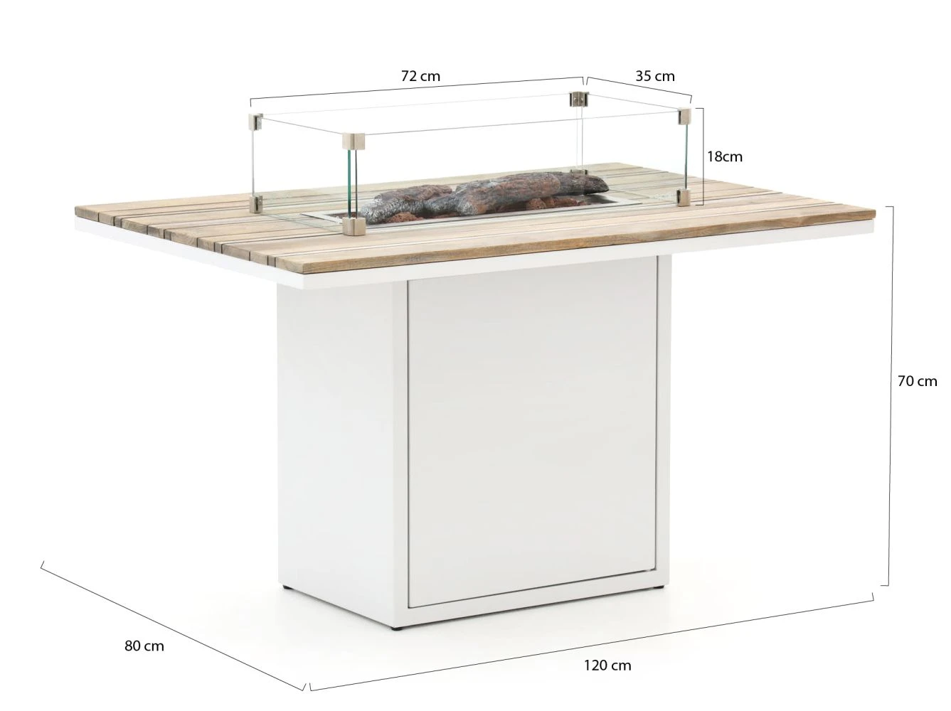 Cosiloft Relax Feuertisch 120x80x70 Cm 3 Cosiloft Relax Feuertisch 120x80x70 Cm