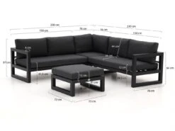 Forza Citerna Ecklounge-Set 4-teilig