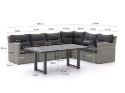 Intenso Fellini/Bolano Gartentisch Lounge-Set 7-teilig Rechts