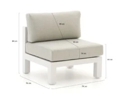 Bellagio Campazzo Lounge Mittelelement 76 Cm