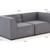 Il Tempo Cira Gartensofa 2-Sitzer 180cm