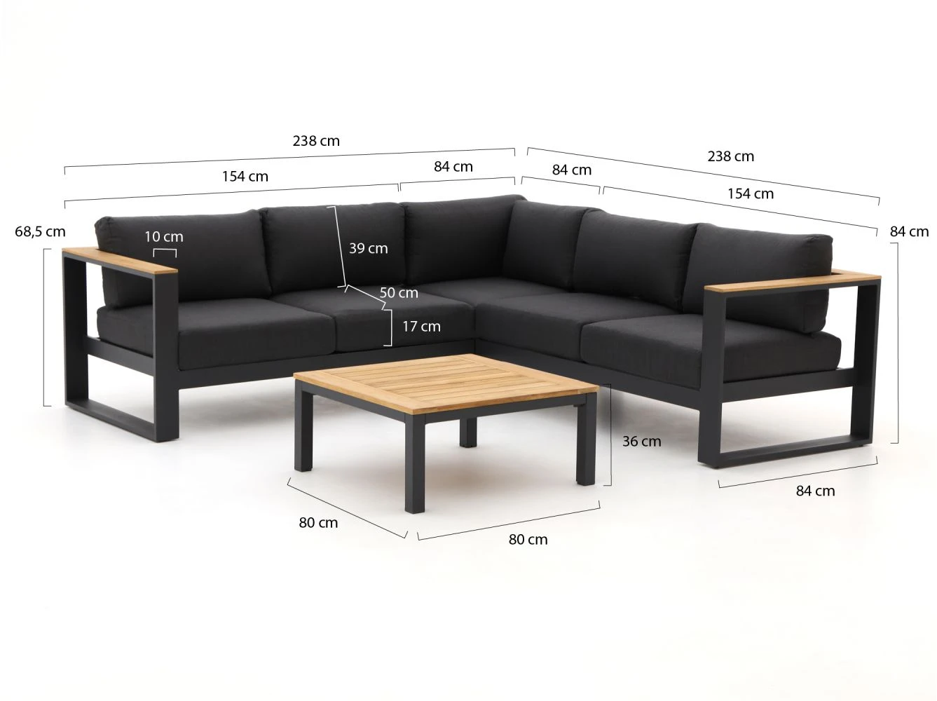 Bellagio Sorani Ecklounge-Set 4-teilig 3 Bellagio Sorani Ecklounge-Set 4-teilig