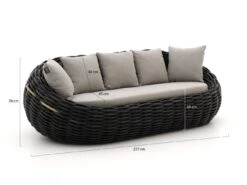 Apple Bee Cocoon Gartensofa 237 Cm