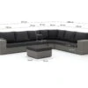 Intenso Merone Ecklounge-Set 5-teilig