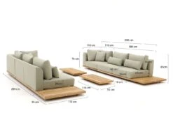 SUNS Aspen Lounge Set 8-teilig