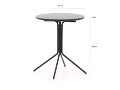 Forza Aziano Gartentisch Klappbar 120x70x76 Cm