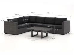 Forza Giotto/Bolano Ecklounge-Set 3-teilig Links